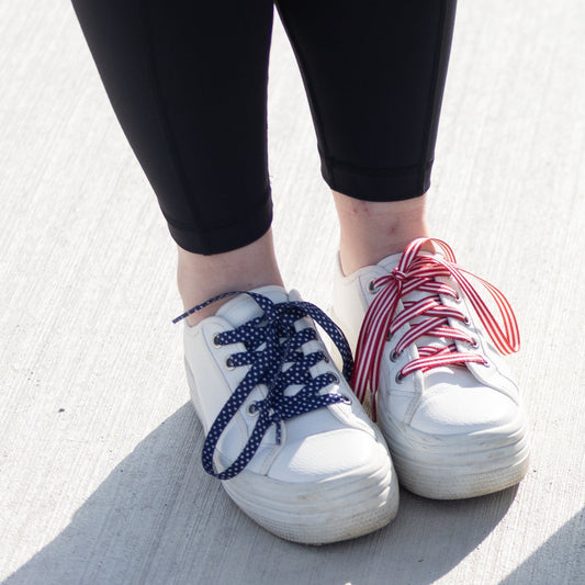 Stars and Stripes Flat Laces